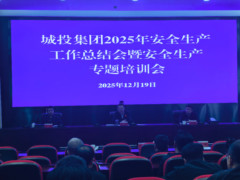 筑牢安全发展基石 谱写平安建设新篇丨集团公司召开2025年安全生产工作总结会暨专题培训会